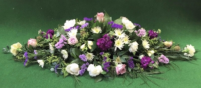 Parma Violet Casket Spray