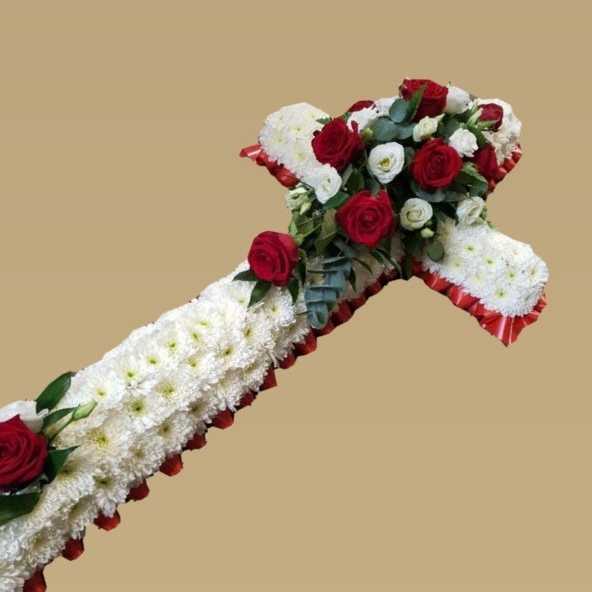 Based Cross with ribbon edge