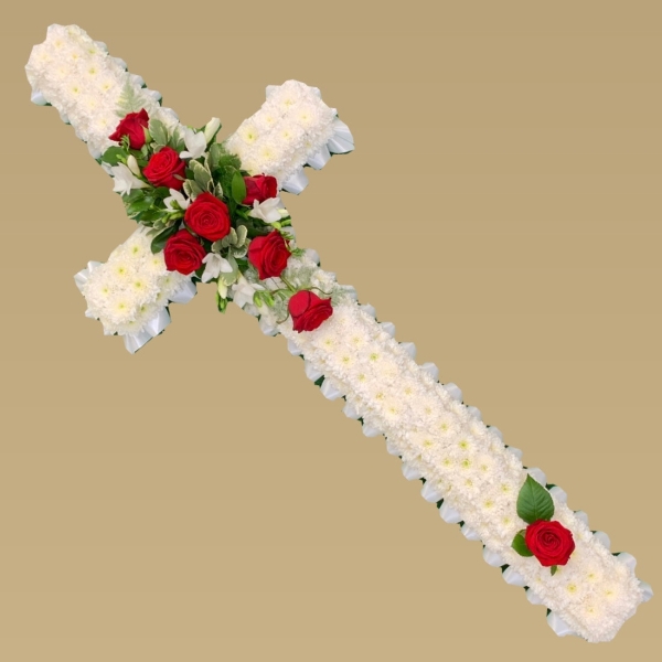Based Cross with ribbon edge