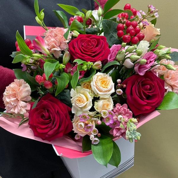 Hearts Desire hand tied bouquet