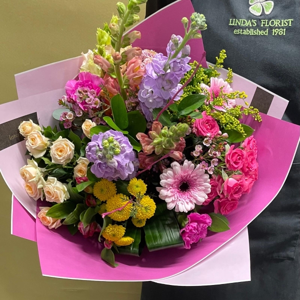 Mum in a million hand tied bouquet