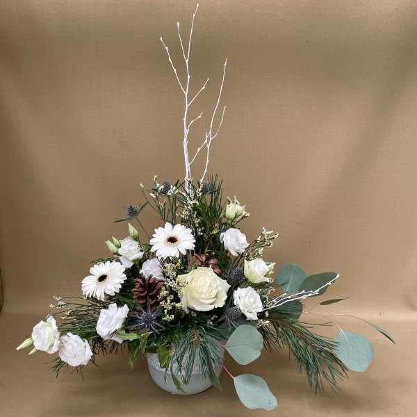 Winter Christmas arrangement