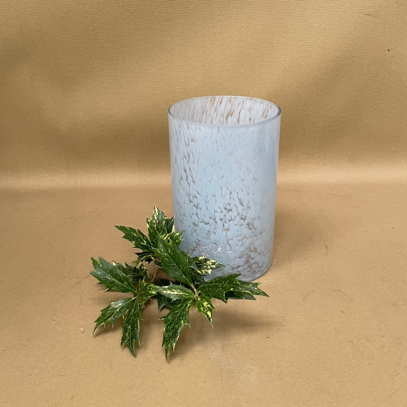 Winter Christmas vase