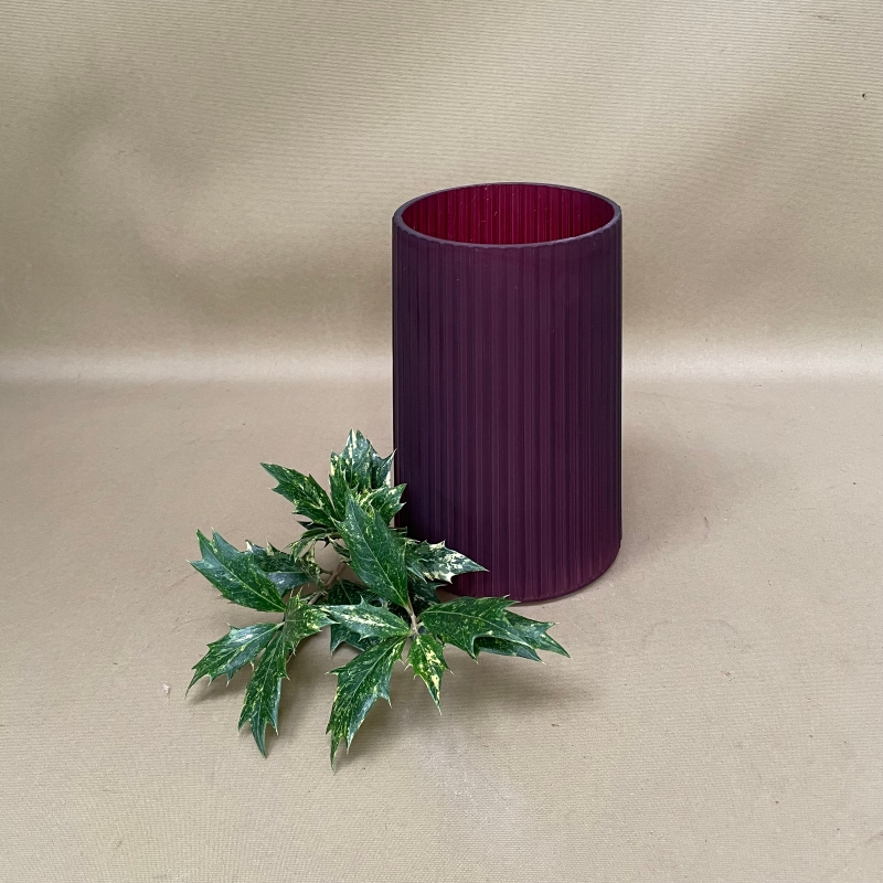 Woodland Christmas vase