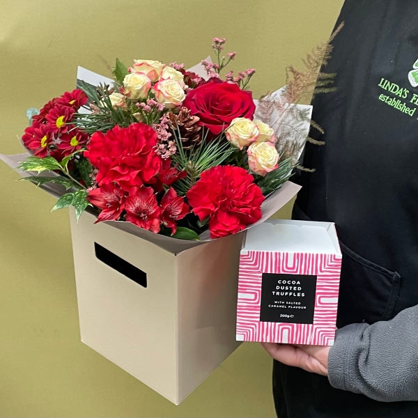 Woodland hand tied bundle with truffles