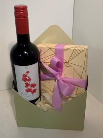 Chocolate and Wine Envelope Gift Set