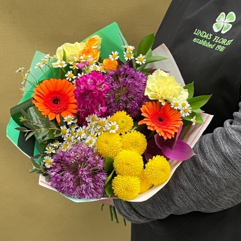 Festival time hand tied