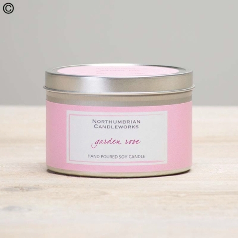 Interflora garden rose candle