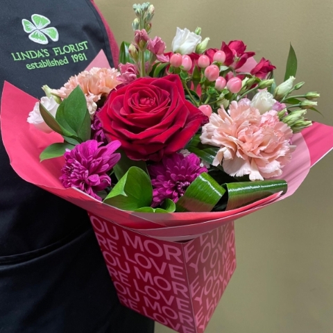 Little Love petite gift box bouquet