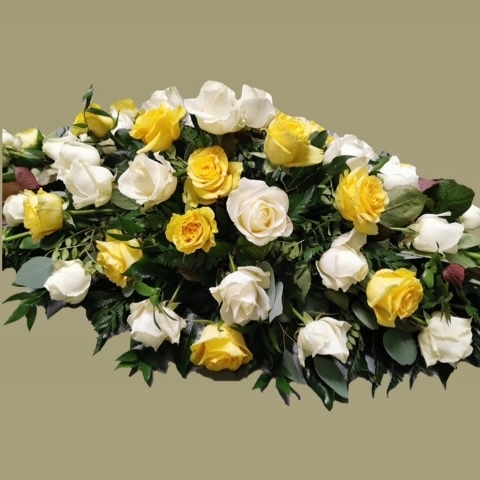 Rose casket spray