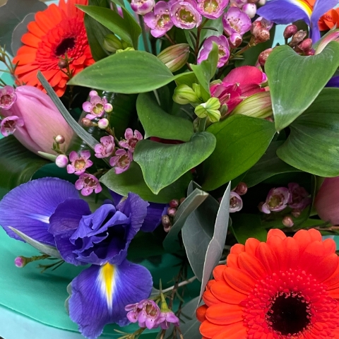 Spring hand tied bouquet