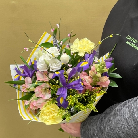 Spring into Easter hand tied bouquet