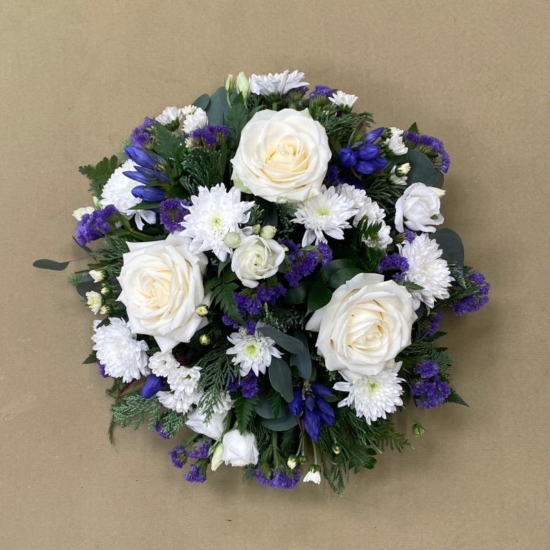 Blue & White Posy