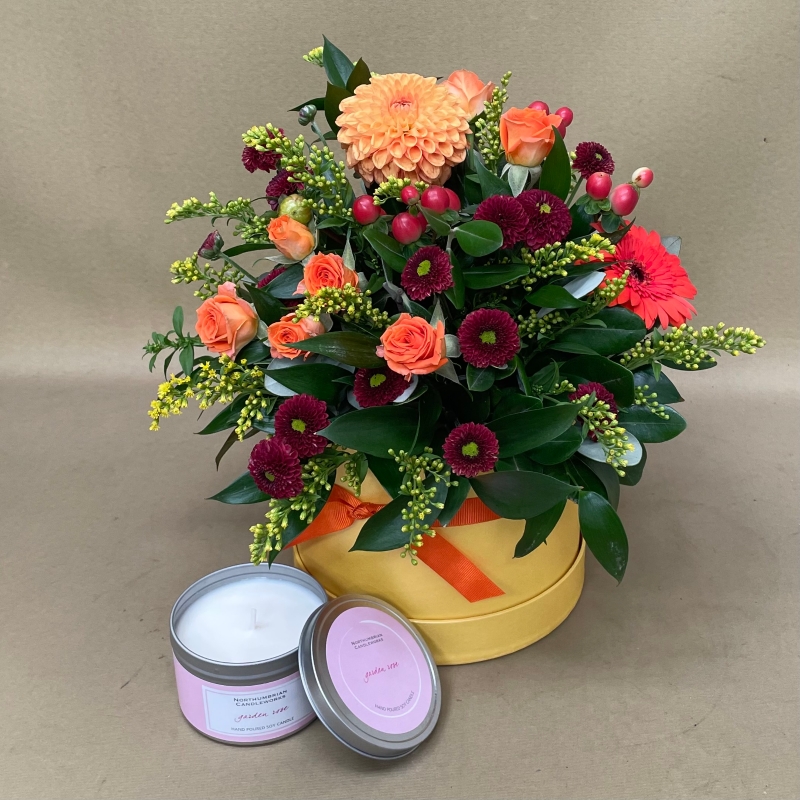 The Bumblebee hat box arrangement