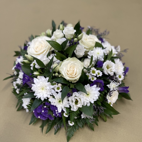 Blue & White Posy