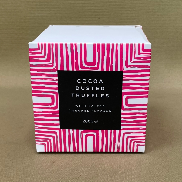 Cocoa dusted truffles