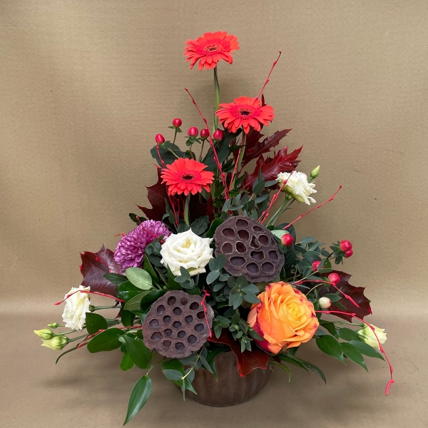 Hedgerow harvest arrangement