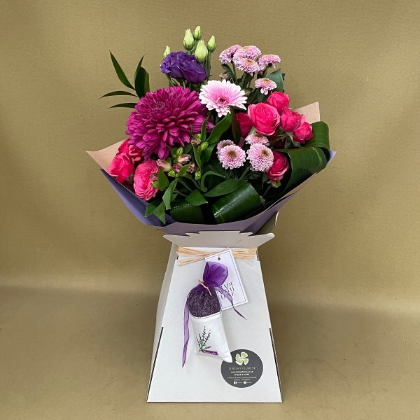 Lavender harvest hand tied bouquet