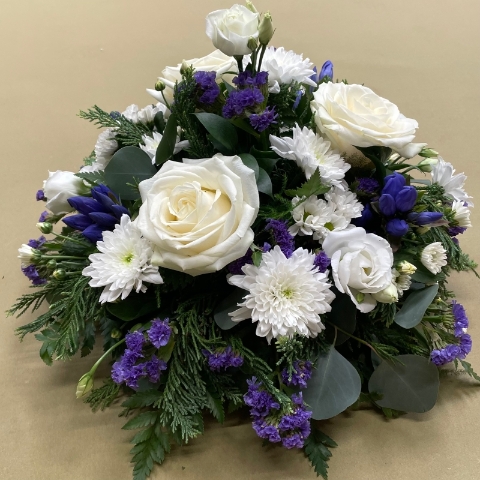 Blue & White Posy