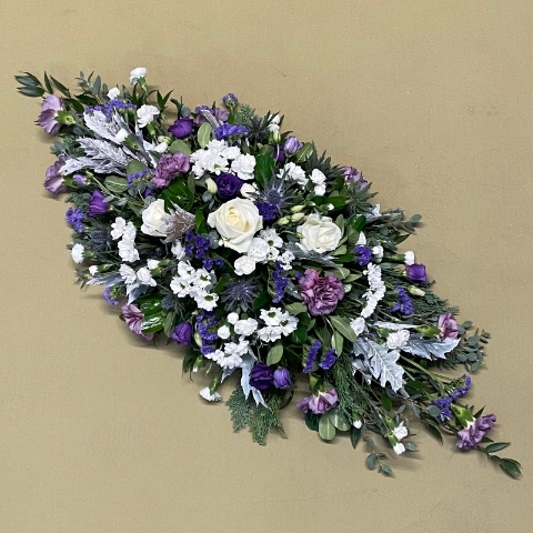 Sky casket spray
