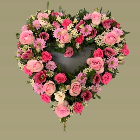 Pretty pink heart