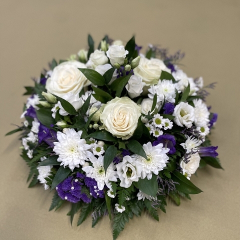 Blue & White Posy