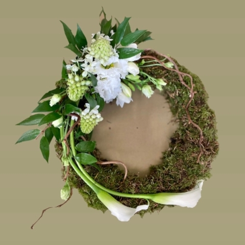 Calla wreath