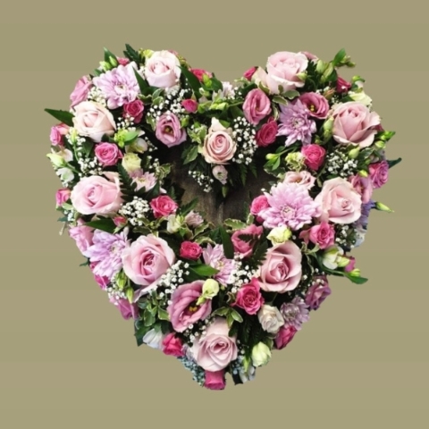 Pretty pink heart